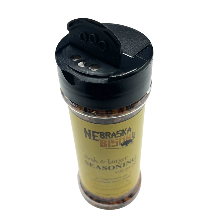 Bison Steak and Burger Seasoning | 4 oz | Nebraska Bison