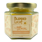 Cinnamon Vanilla Scented Candle | Multiple Sizes | Blended Light