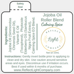 Jojoba Oil Roller | 10 ml | Multiple Scents | Reflect Light Company