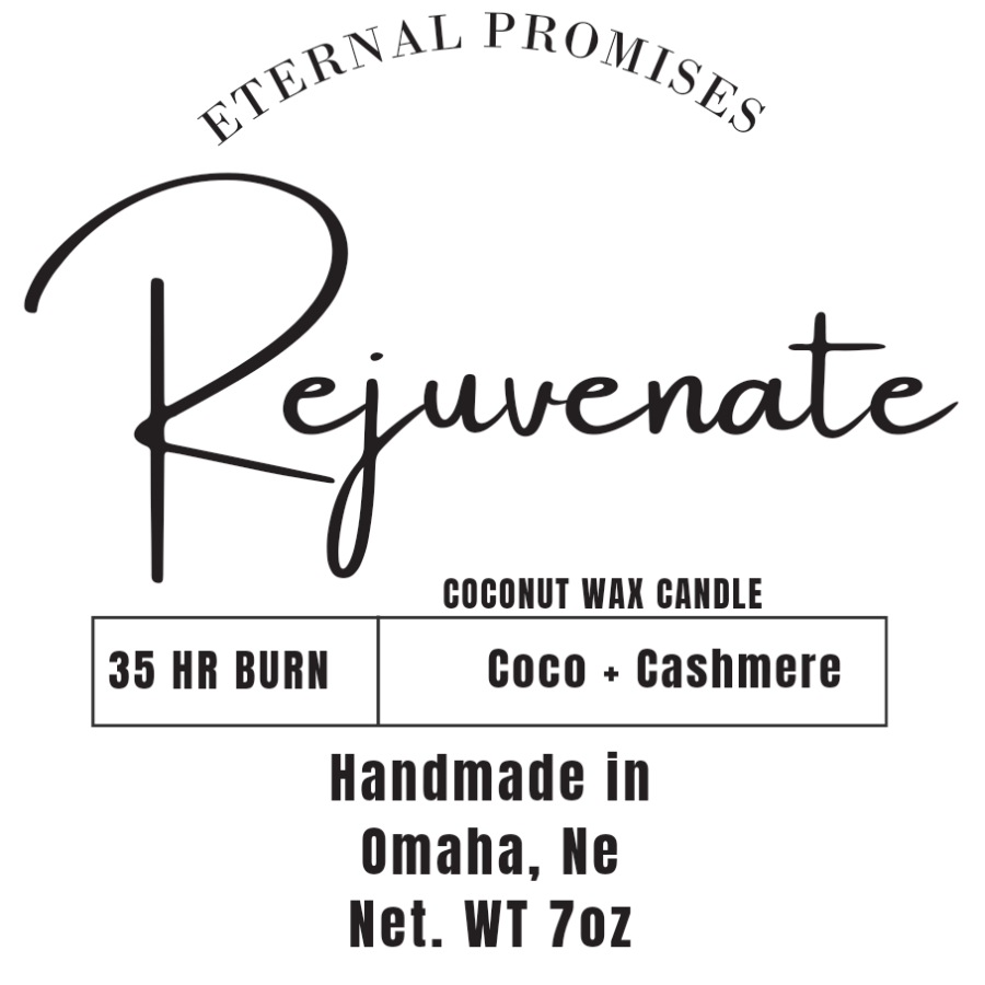 Rejuvenate Coco Chestnut Cashmere Scented Candle | 7 oz | Eternal Promises