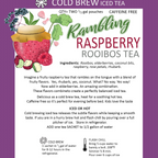 Rambling Raspberry Decaffeinated Tea | Pack of 2 | 2 Half Gallon Bags | Tea n More