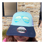 SALE | Nebraska Reflection Collection Hat | Blue | One Size Fits Most | Screen Machine