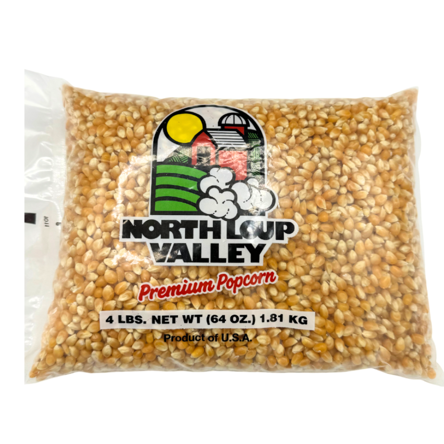 Yellow Un-Popped Popcorn Kernels | 4 lb | Non-GMO | Popcorn County USA | North Loup Valley