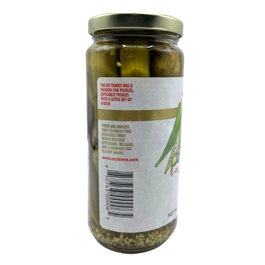 Pickled Okra | Pack of 2 | 12 oz | Ely Farms