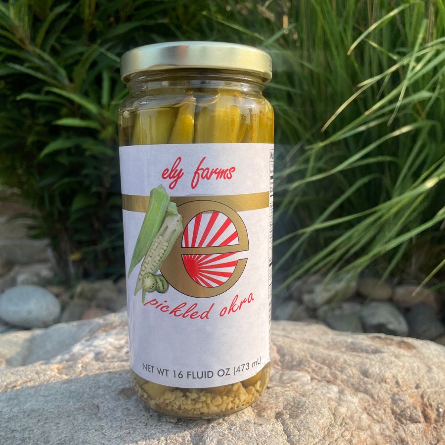 Pickled Okra | Pack of 2 | 12 oz | Ely Farms