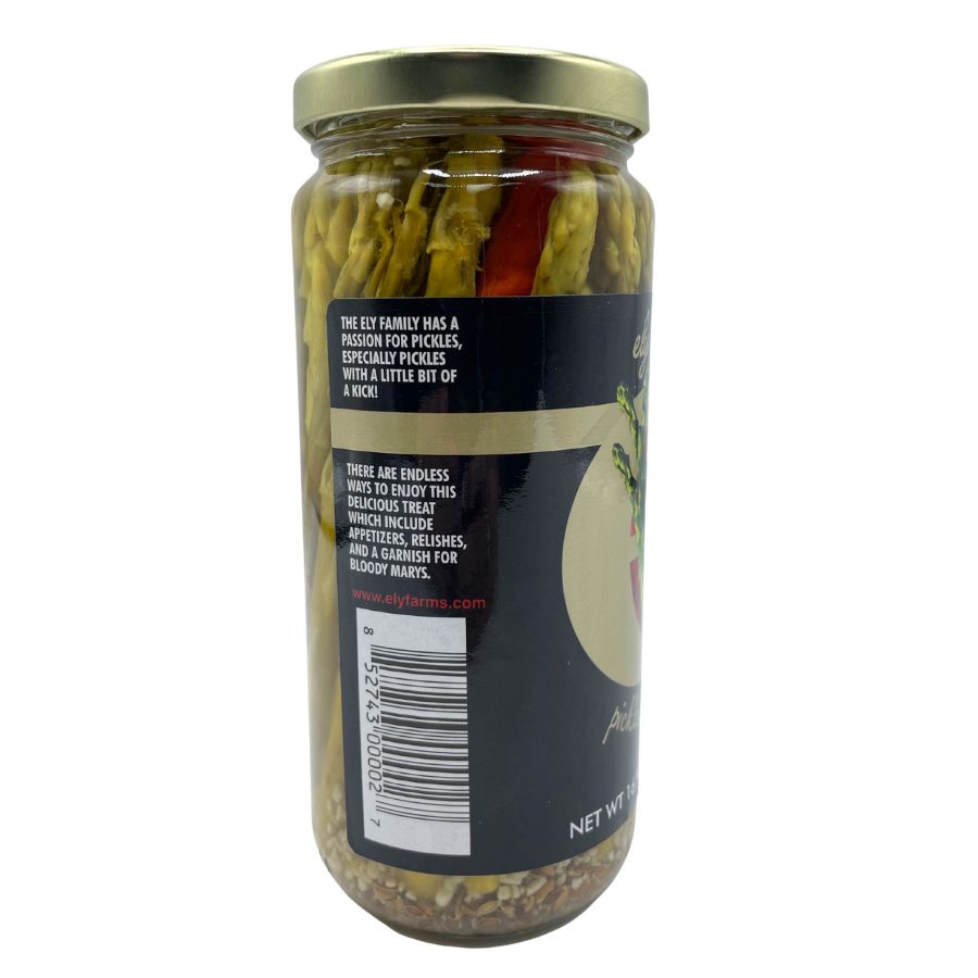 Pickled Asparagus | Pack of 3 | 16 oz | Ely Farms