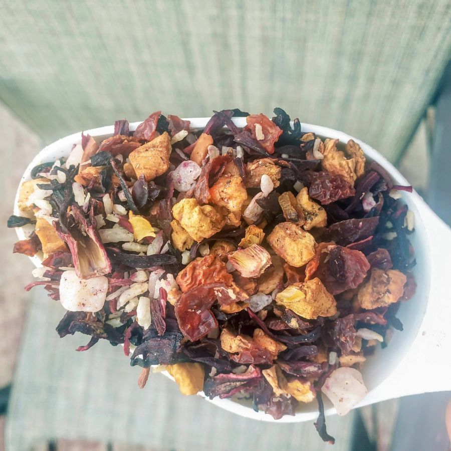 Caribbean Punch | Cold Brew Tisane Herbal Tea | 2 Pitcher Bags | Caffeinated | Tea n More
