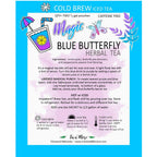 Magic Blue Butterfly Tea | Cold Brew Herbal Tea | 2 Pitcher Bags | Caffeinated | Tea n More