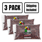 Red Un-Popped Popcorn Kernels | 2 lb | Pack of 3 | Non-GMO | Shipping Included | Popcorn County USA | North Loup Valley