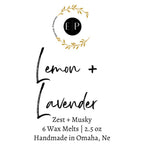 Lemon & Lavender Scented Wax Melt | 2.5 oz | Eternal Promises