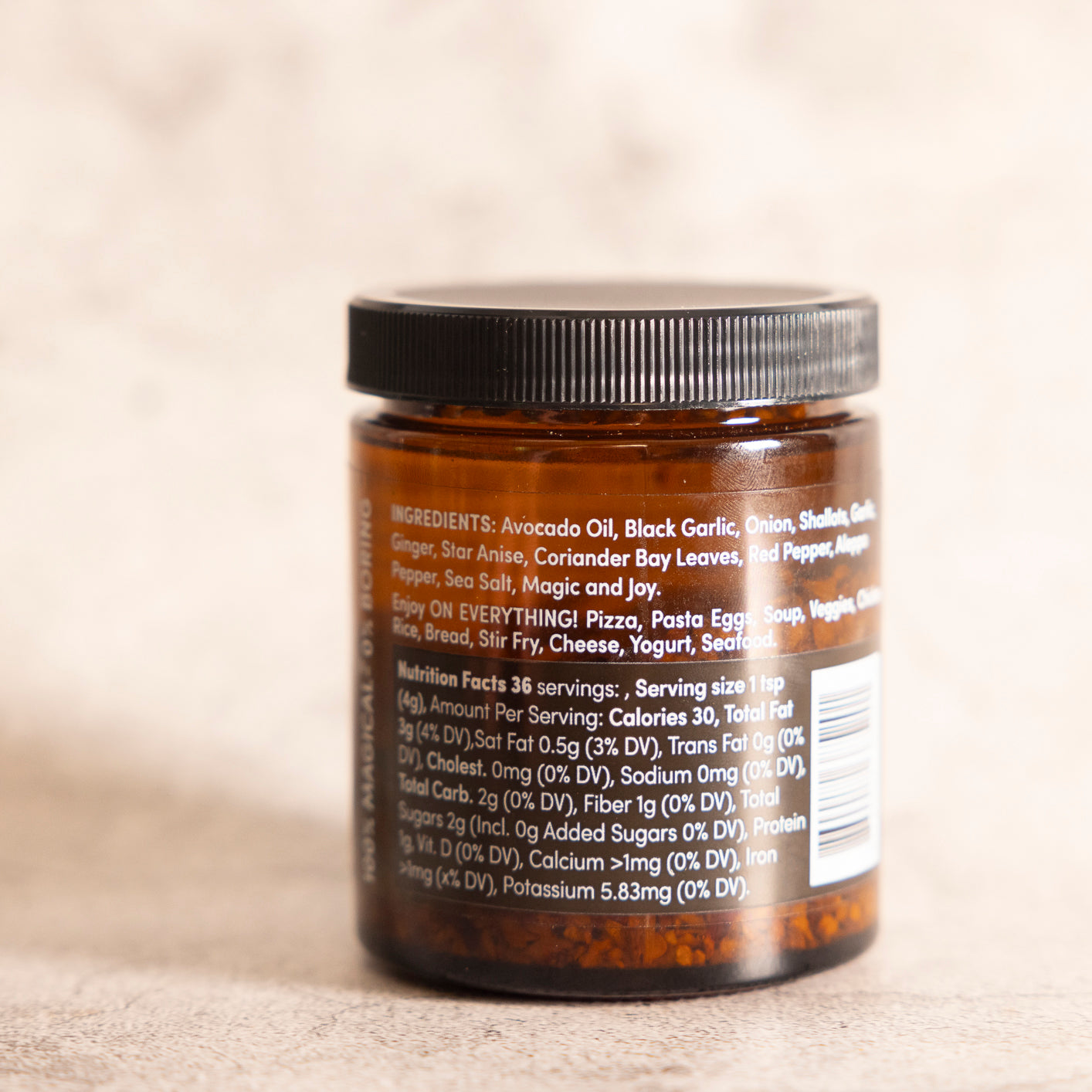Black Garlic Chili Crisp