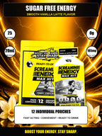Screamin Energy Vanilla Latte Sugar Free