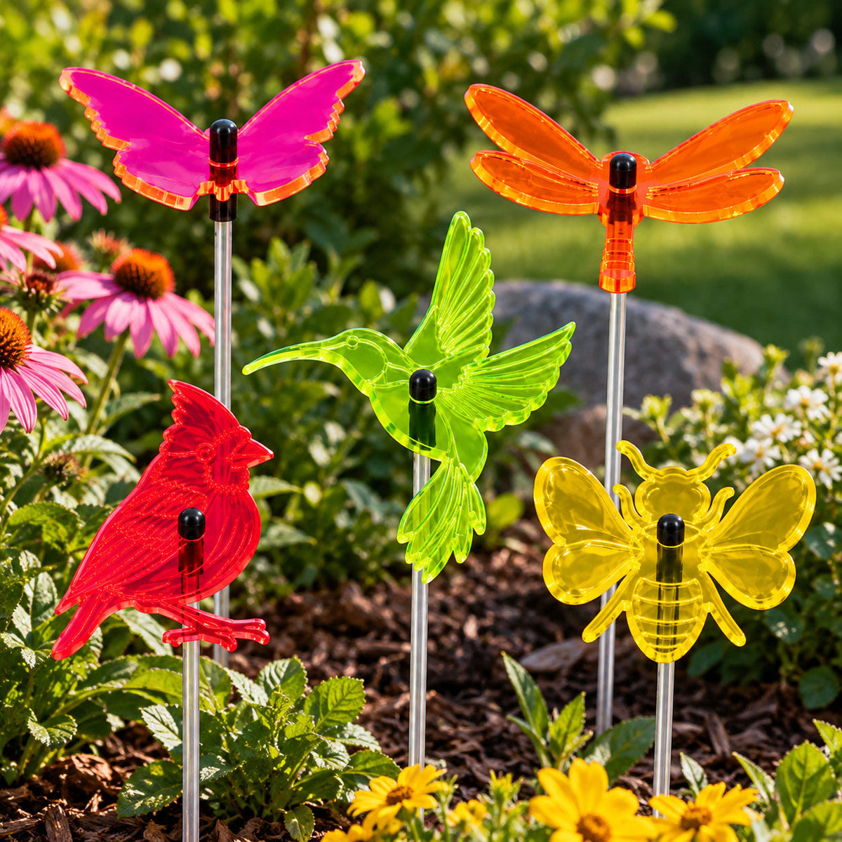 Yard Decor Bundle | Variety 5 Pack | Glowing Creation