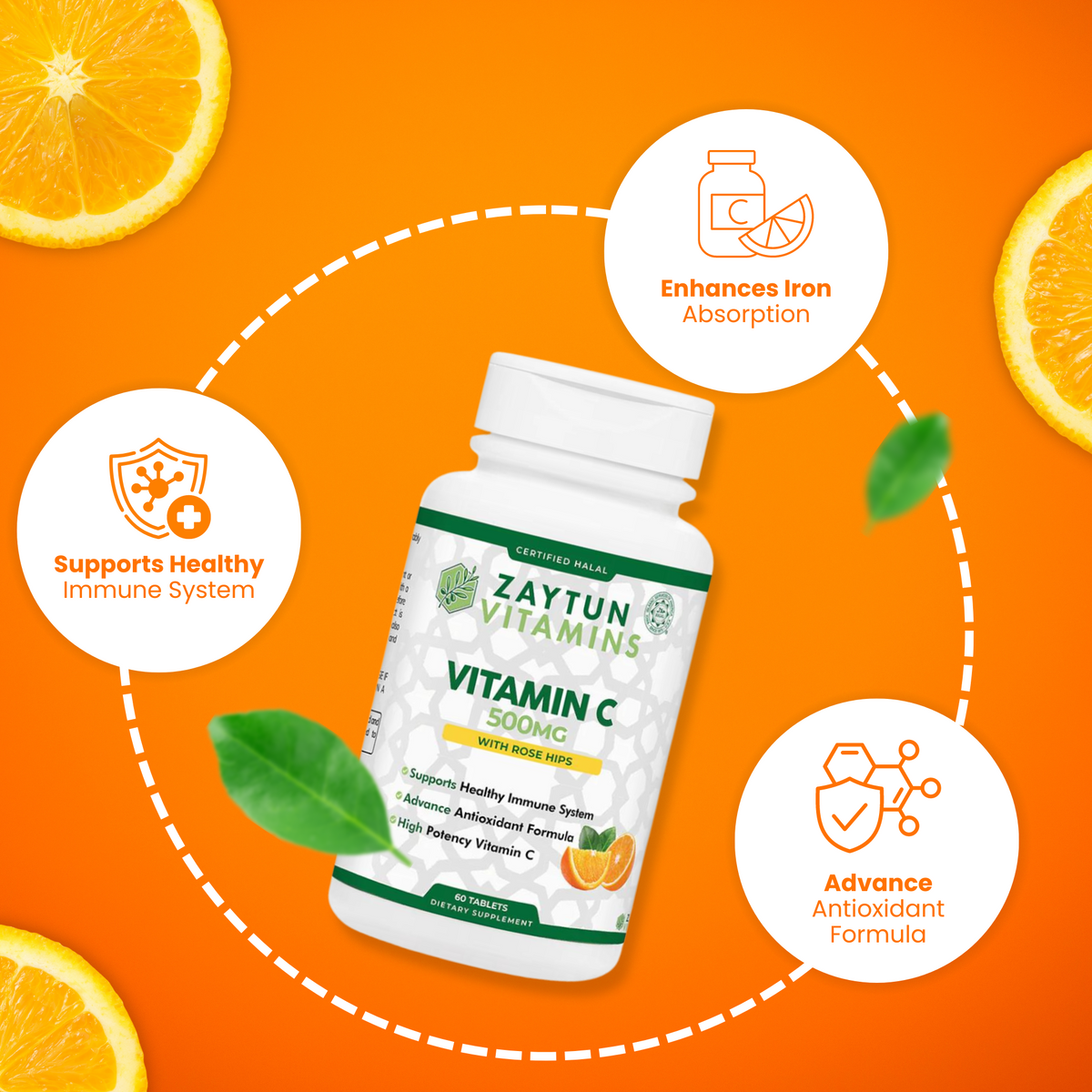 Halal Vitamin C Tablets
