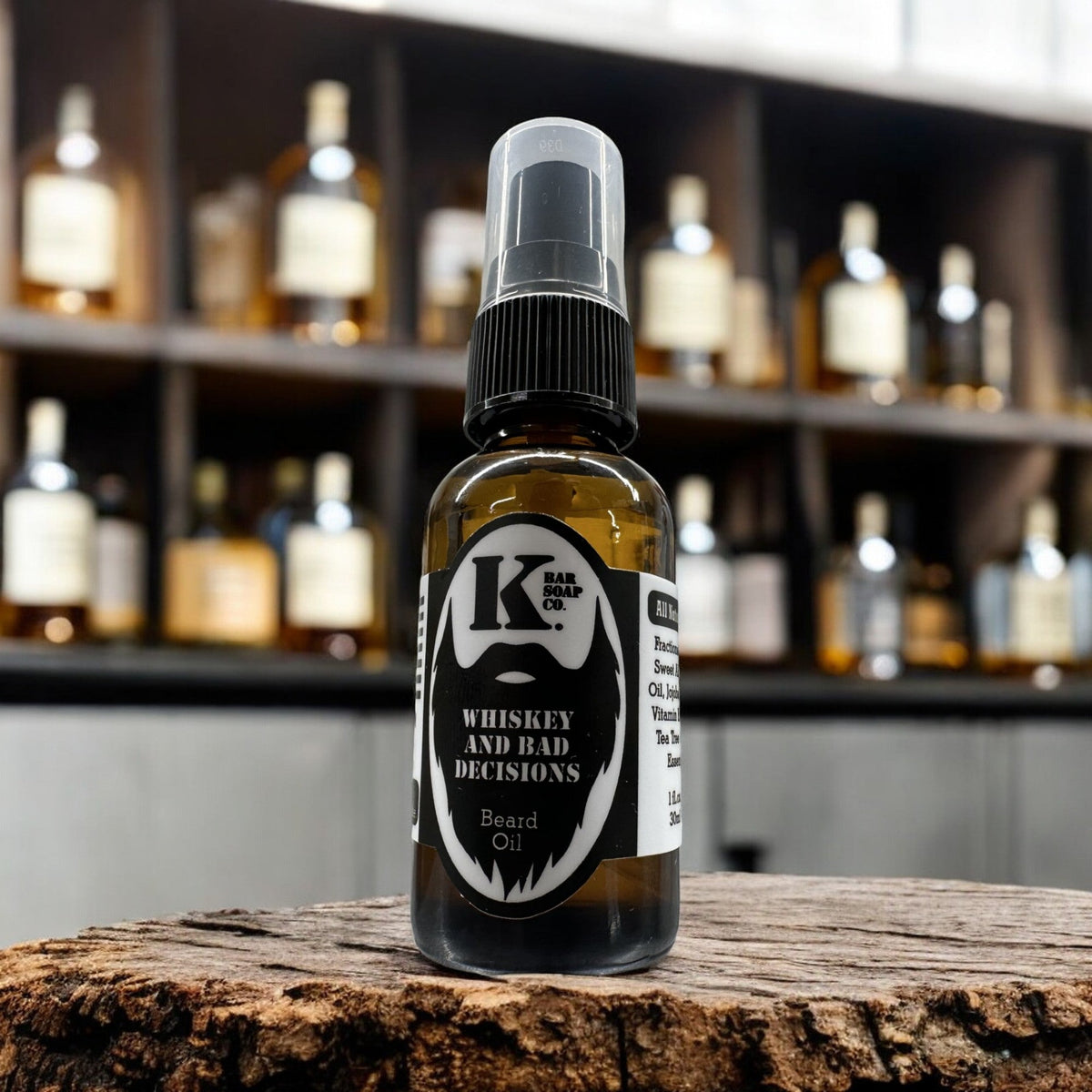 Whiskey & Bad Decisions Premium Beard Oil (Spice, Vanilla)