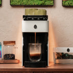 Line1 Espresso and Coffee Machine: Glacier & Onyx