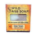 Tallow Bar Soap | Cow Town Scent | Pack of 6 | 4.5 oz | Palm Oil & Paraben Free | Wild Ass Soap Co