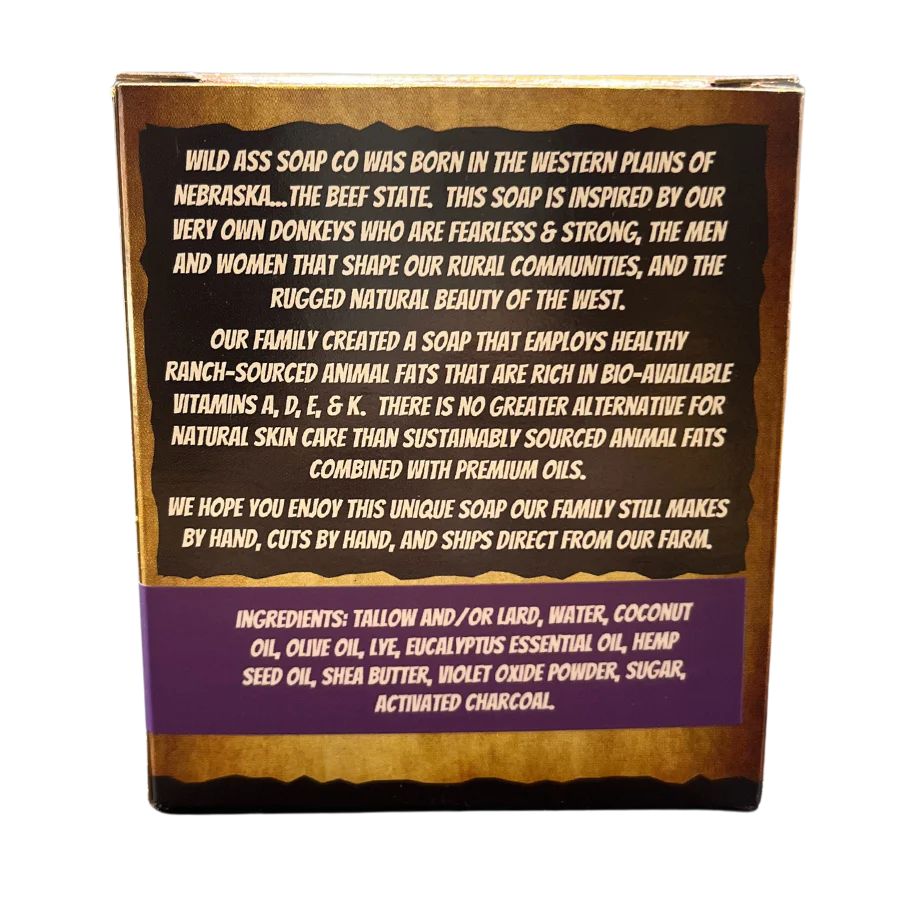 Tallow Bar Soap | Doc Holliday Scent | Pack of 6 | 4.5 oz | Palm Oil & Paraben Free | Wild Ass Soap Co
