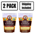 Organic Yellow Cornmeal | Pack of 2 | 1.75 lb | Non-GMO | Shipping Included | Grain Place Foods