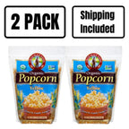 Organic Yellow Popcorn Kernals | Pack of 2 | 2 lb | Non-GMO | Shipping Included | Grain Place Foods