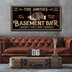 Personalized Basement Bar Sign
