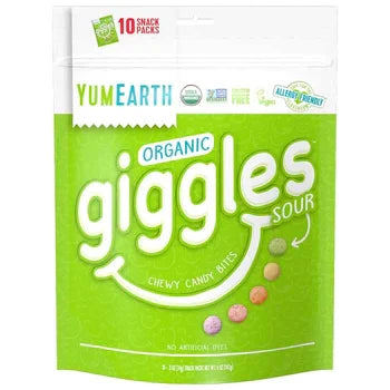 Yum Earth Sour Gummy Candy Bites - 5 oz Case of 6