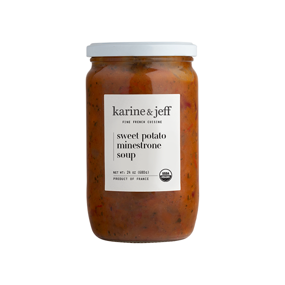 Karine & Jeff Sweet Potato Minestrone Soup - 6 Pack - 24 Oz Each