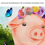 The Most Adorable Pig Canvas Wall Art