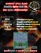 Zombie Spice Rub Co. | Zombie Breath | Go Spice Pouch to Get Hooked | Saluting Onion and Garlic Forever