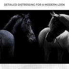 Monochromatic Horses Canvas Wall Art