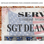 Thank You For Your Service Veterans Sign