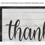 Thankful And Blessed Sign III