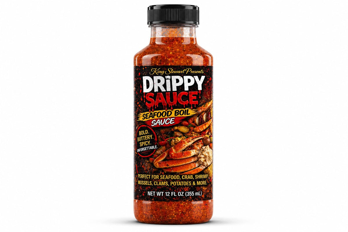Drippy Sauce® Spicy Cajun Butter Seafood Boil Sauce