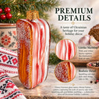Ukrainian Salo Glass Christmas Ornament