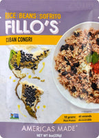 Fillo's Cuban Congri Rice & Beans, 8 oz (Case of 6)