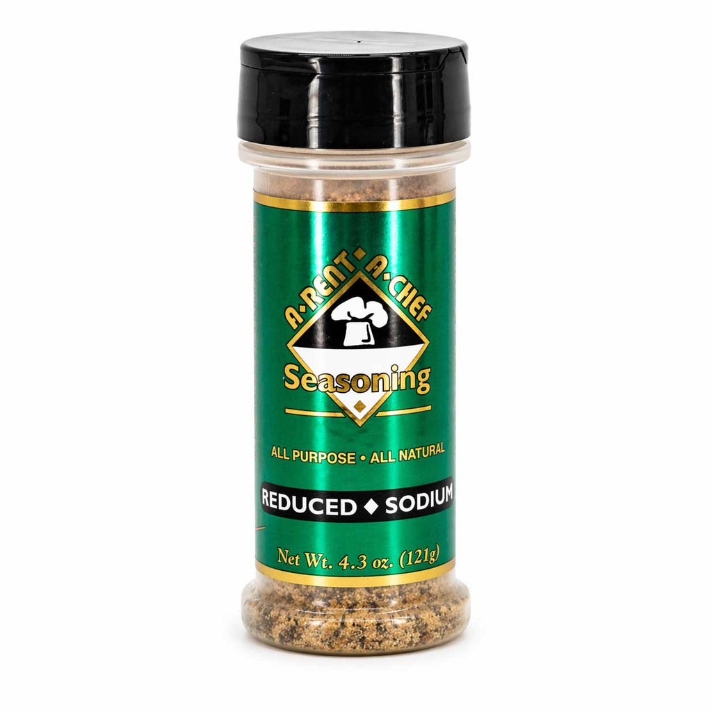 QUICK SALE | Reduced Sodium All Purpose Seasoning | 4.3 oz | Gluten Free | A-Rent-A-Chef