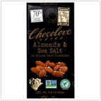 Almonds & Sea Salt in Strong Dark Chocolate