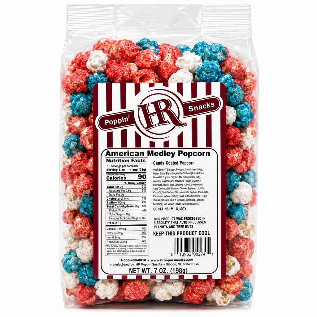 American Medley Popcorn | Pack of 3 | 5 oz | HR Poppin' Snacks