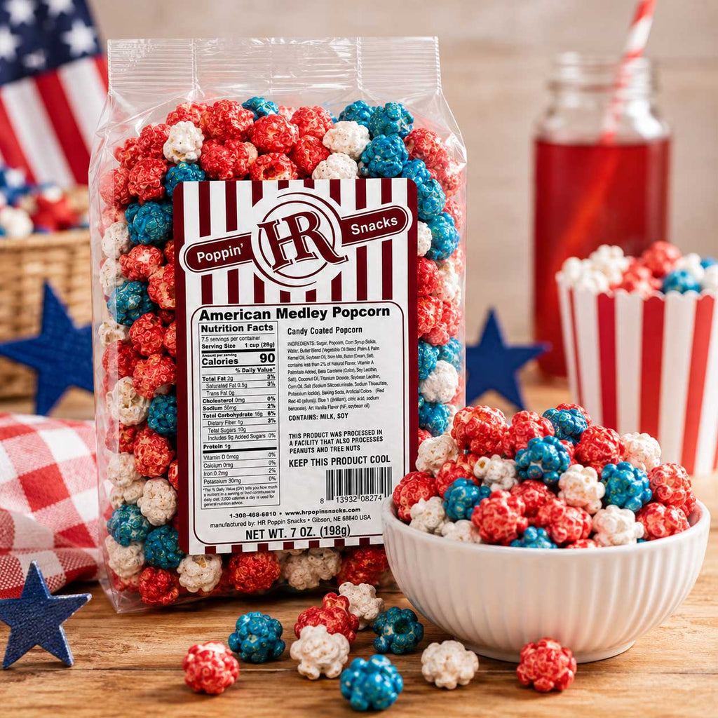 American Medley Popcorn | Pack of 3 | 5 oz | HR Poppin' Snacks