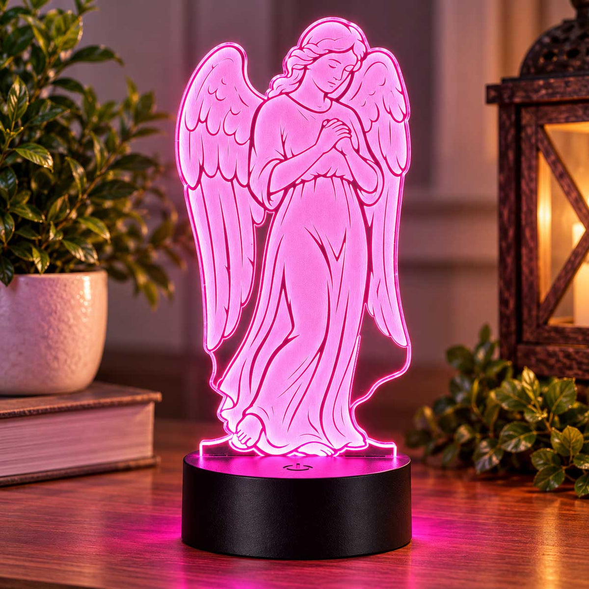 Angel LED Lighted Plaque | Glowing Creation