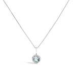 10K Gold Gemstone and 3/8 Cttw Diamond Halo Jewelry Set (Earrings, Pendant & Ring)