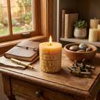 Best Dad in the World Beeswax Candle