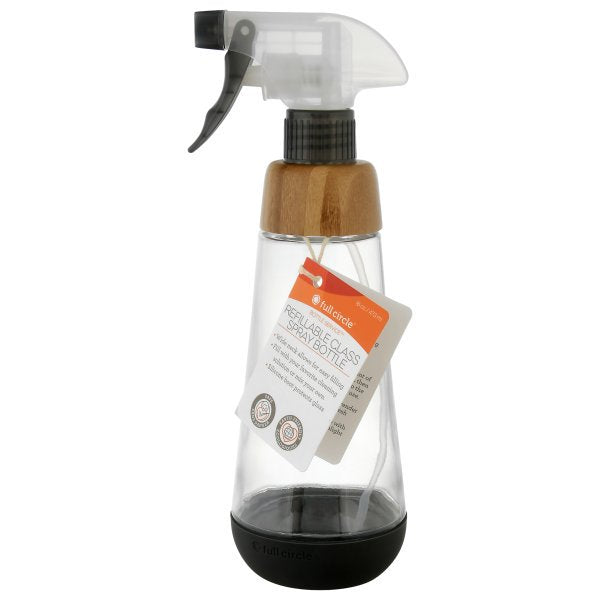 Full Circle Home - Glass Spray Bottle 16oz Gray