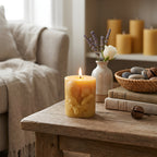 Worlds Best Mama Beeswax Candle