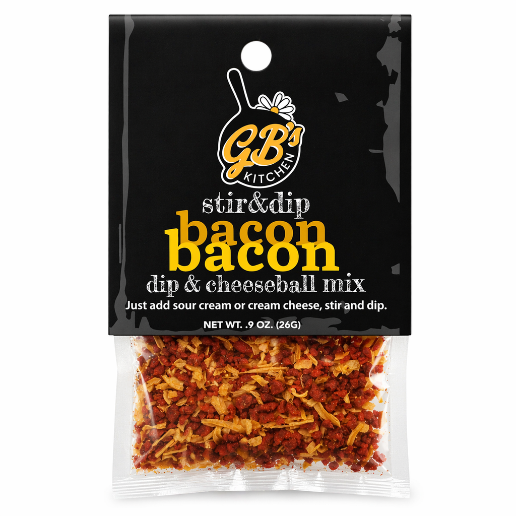 Bacon Bacon Dip & Cheeseball Mix | .9 oz | GB's Kitchen