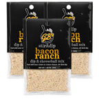 Bacon Ranch Dip & Cheeseball Mix | Pack of 3 | 1.25 oz | GB's Kitchen
