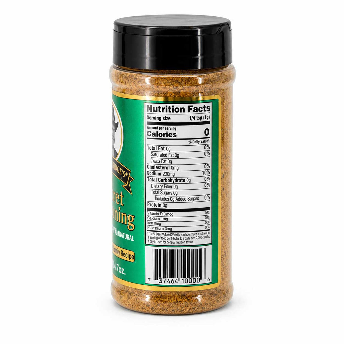 Jim Baldridge Secret Seasoning | Pack of 12 | 4.7 oz | Gluten Free | Baldridge Food Company