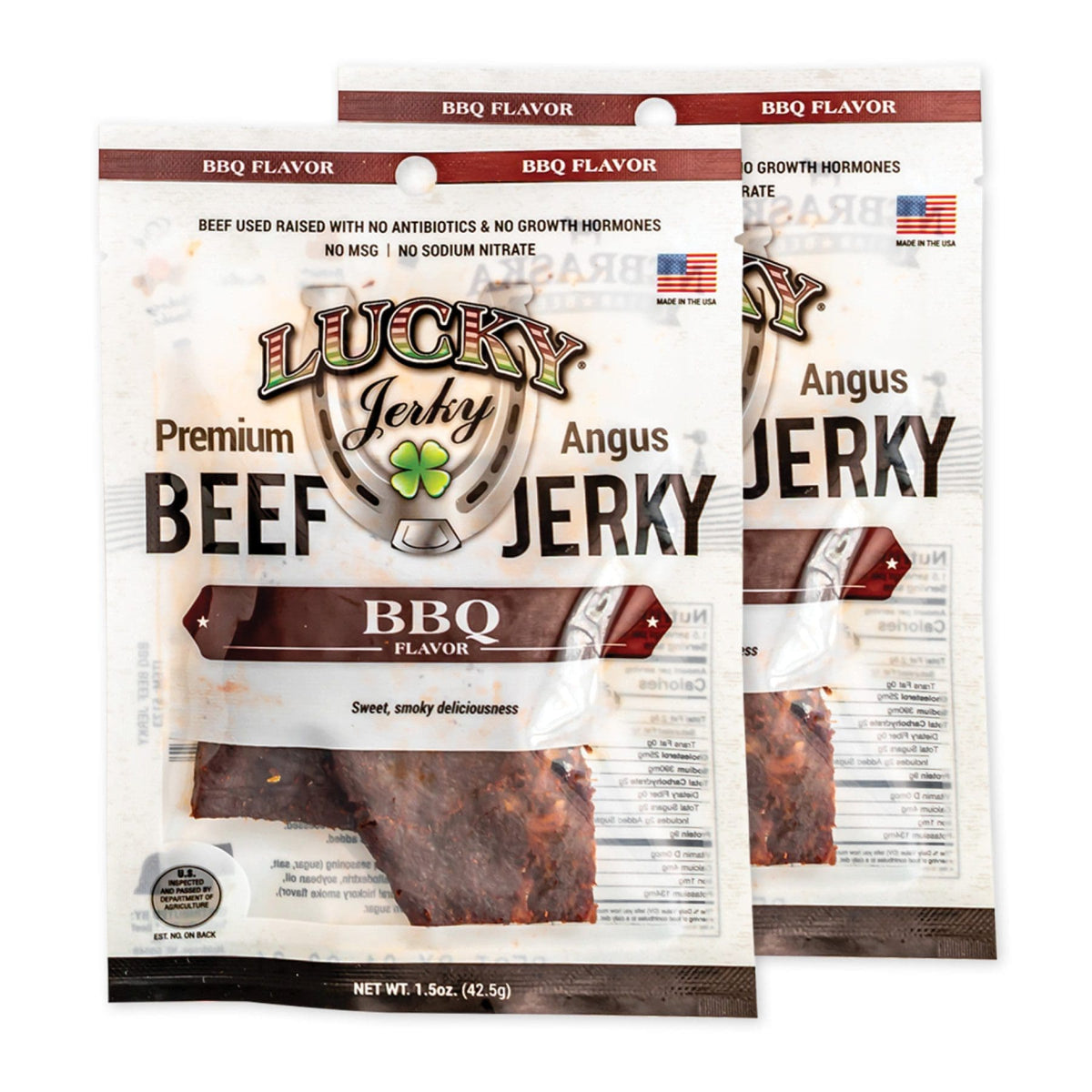 BBQ Beef Jerky | Pack of 4 | 1.5 oz | Nebraska Star Beef