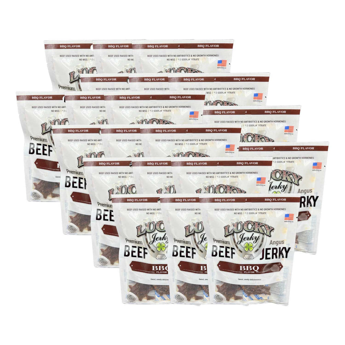 BBQ Beef Jerky | Pack of 24 | 1.5 oz | Nebraska Star Beef