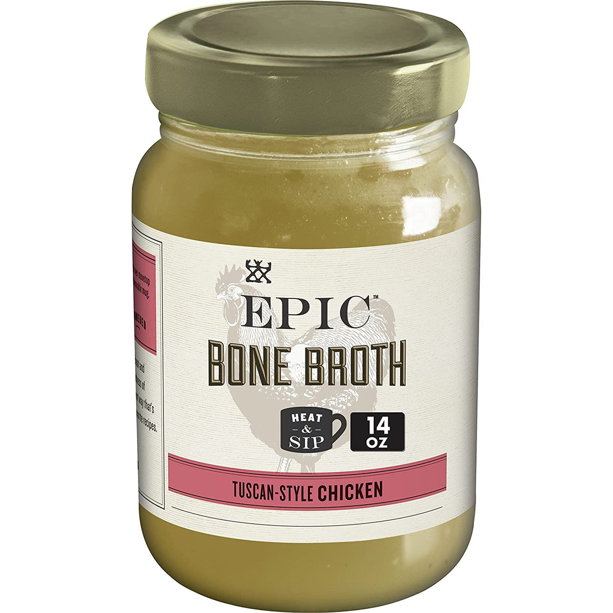 Epic Tuscan Chicken Bone Broth, 14 fl oz (Case of 6)
